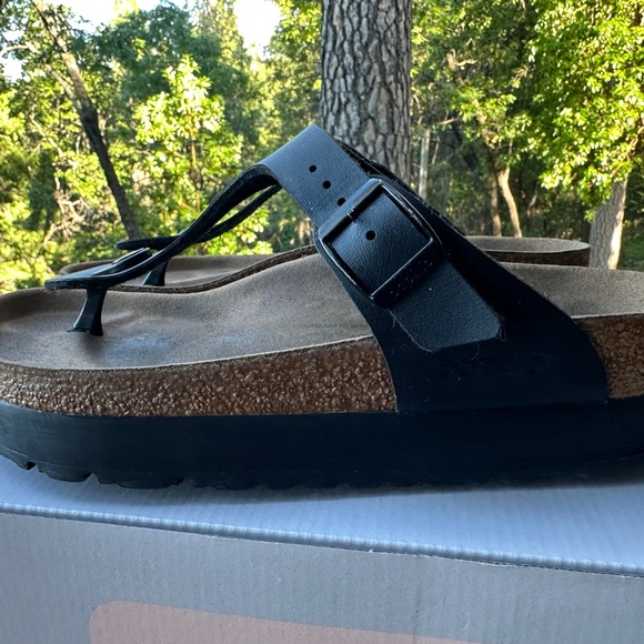 Birkenstock Gizeh Papillio Flex Platform Sandals Size 37 (U.S. W 6-6.5) - Vegan - Picture 4 of 11